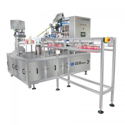 >ZCX-6 Type automatic bag filling capping machine